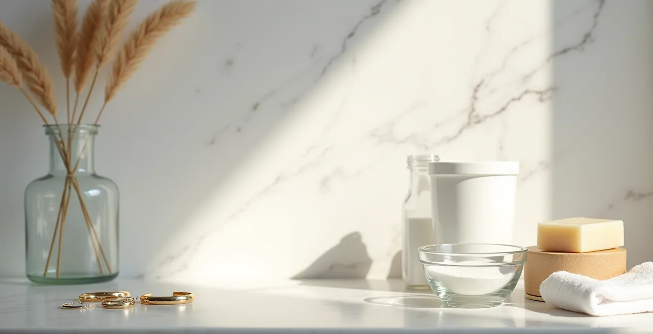 Umweltfreundliche Reinigung von Creolen mit natürlichen Hausmitteln