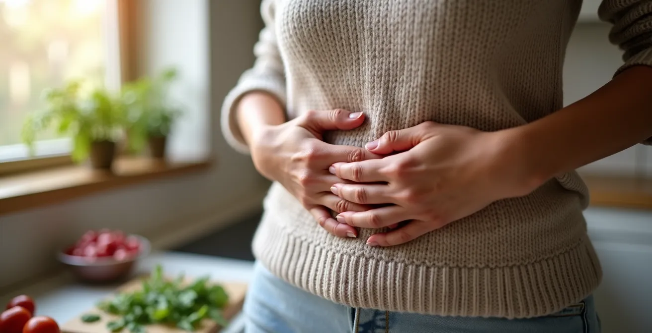 Sanfte Darstellung von natürlichen Verdauungshilfen und Eisenpräparaten