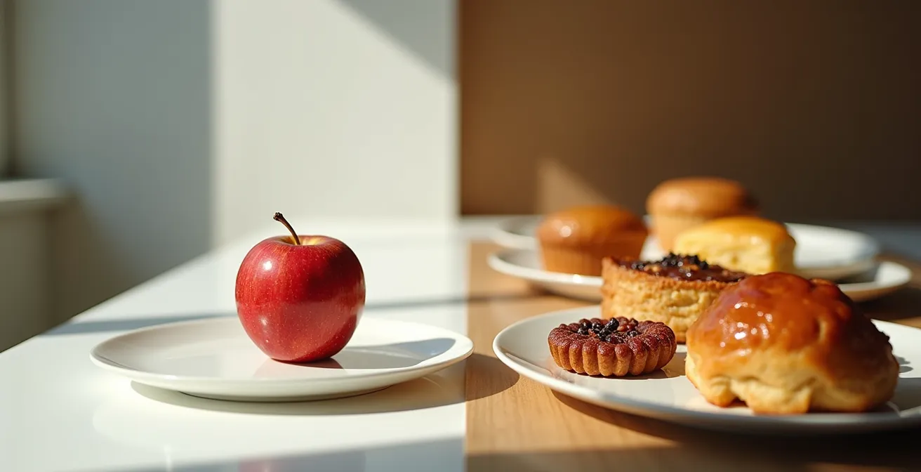 Achtsamkeitsübung zur Unterscheidung von Hunger und Appetit