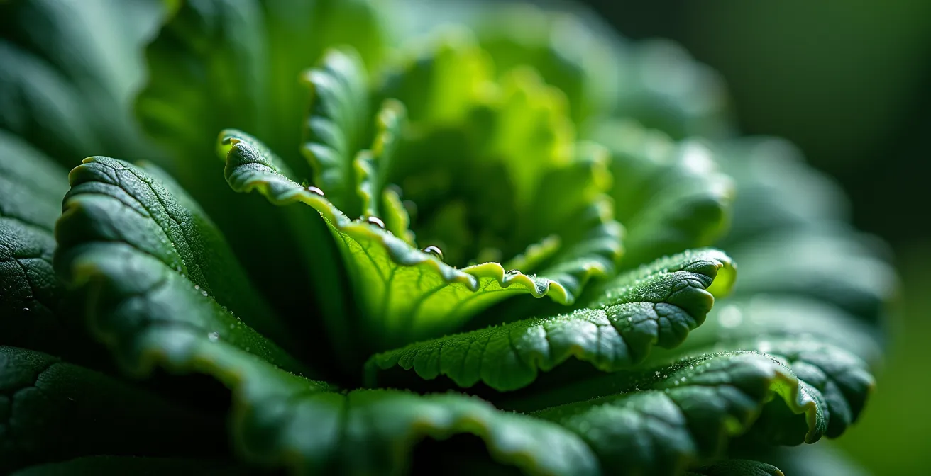 Wissenschaftliche Visualisierung von Methylfolat-Molekülen im Stoffwechsel